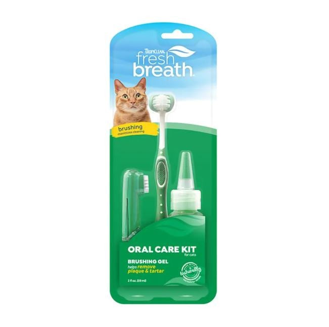 TROPICLEAN CAT FRESH BREATH ORAL CARE KIT