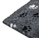 SNOOZA STAY DRY MAT GREY PAWS