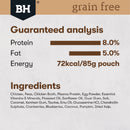 BLACK HAWK KITTEN WET FOOD GRAIN FREE CHICKEN WITH PEAS 85G