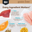 BLACK HAWK CAT WET FOOD GRAIN FREE CHICKEN WITH TUNA & OCEAN FISH 85G