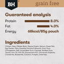 BLACK HAWK CAT MATURE WET FOOD GRAIN FREE CHICKEN WITH SALMON 85G