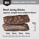 BLACK HAWK DOG BEEF JERKY STICKS 100G