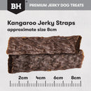 BLACK HAWK DOG KANGAROO JERKY STRAPS 100G