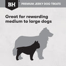 BLACK HAWK DOG CHICKEN JERKY STRAPS 100G
