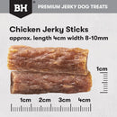 BLACK HAWK DOG CHICKEN JERKY STICKS 100G