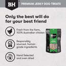 BLACK HAWK DOG CHICKEN JERKY STICKS 100G