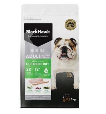BLACK HAWK ADULT DOG CHICKEN & RICE
