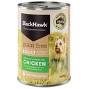 BLACK HAWK DOG WET FOOD GRAIN FREE CHICKEN 400G