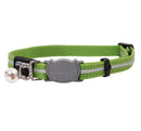 ROGZ ALLEYCAT SAFELOC COLLAR LIME [Sz:Extra Small]