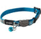ROGZ CAT COLLAR REFLECTOCAT SAFELOC BLUE FISH [Sz:Extra Small]