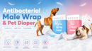 ALTIMATE PET DOG DIAPERS LARGE 12 PACK [Sz:Large]