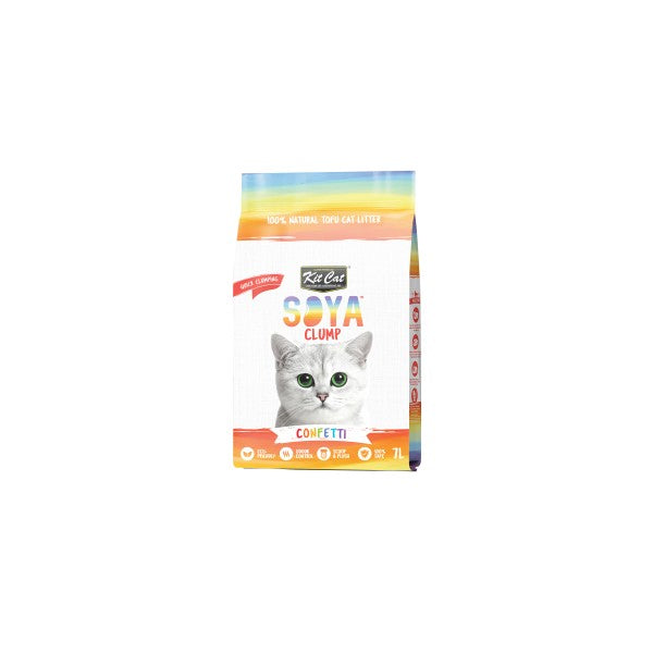 KIT CAT SOYA  CLUMP LITTER CONFETTI 2.5KG