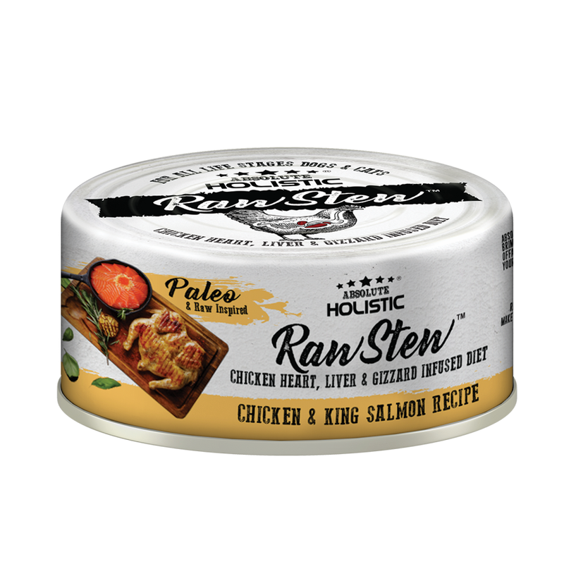 ABSOLUTE HOLISTIC RAW STEW CHICKEN AND SALMON 80G