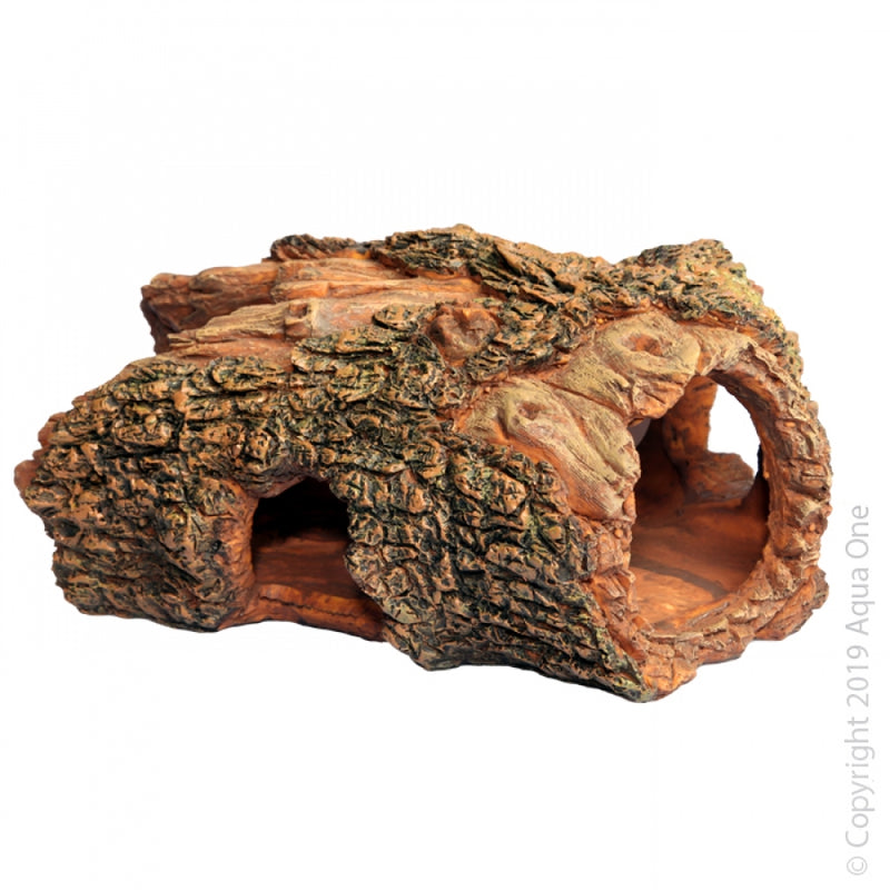 AQUA ONE ORNAMENT HOLLOW LOG 22x15x11cm