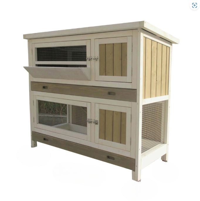 DOUBLE STOREY RABBIT HUTCH