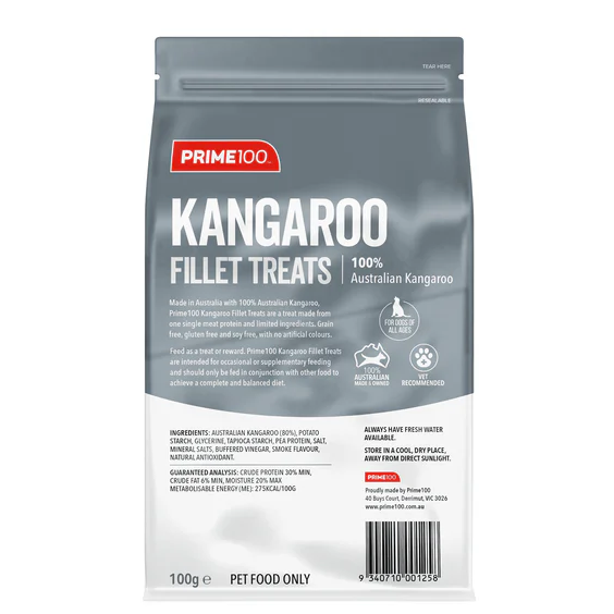 PRIME100 KANGAROO FILLETS 100G