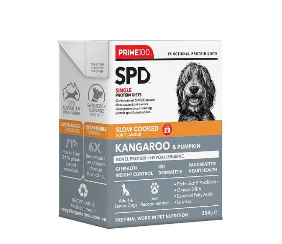 PRIME100 SLOW COOKED KANGAROO AND PUMPKIN 354G [Ptn:Kangaroo & Pumpkin]