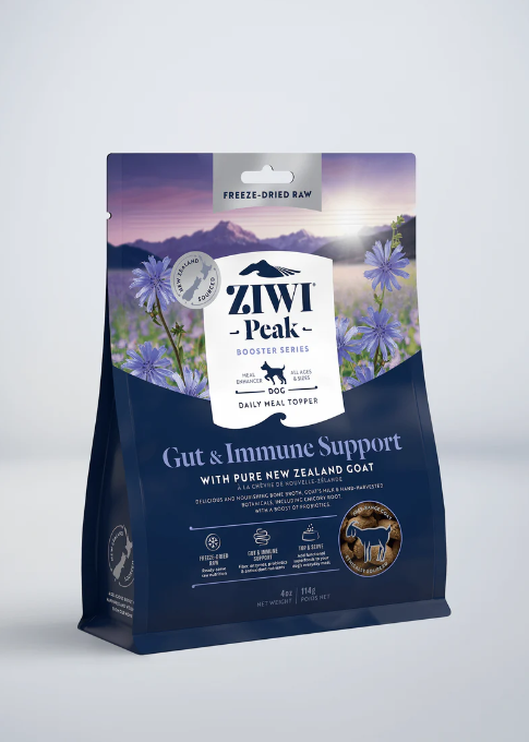 ZIWI PEAK DOG GUT AND IMMUNE SUPPORT FREEZE DRIED GOAT FUNCTIONAL BOOSTER 114GM