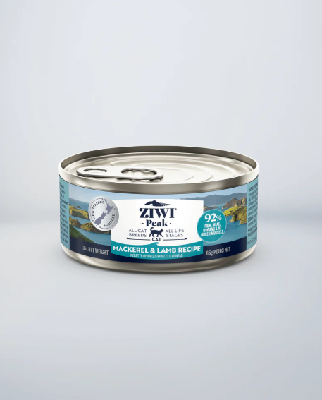 ZIWI PEAK CAT FOOD CAN MACKEREL AND LAMB 85G