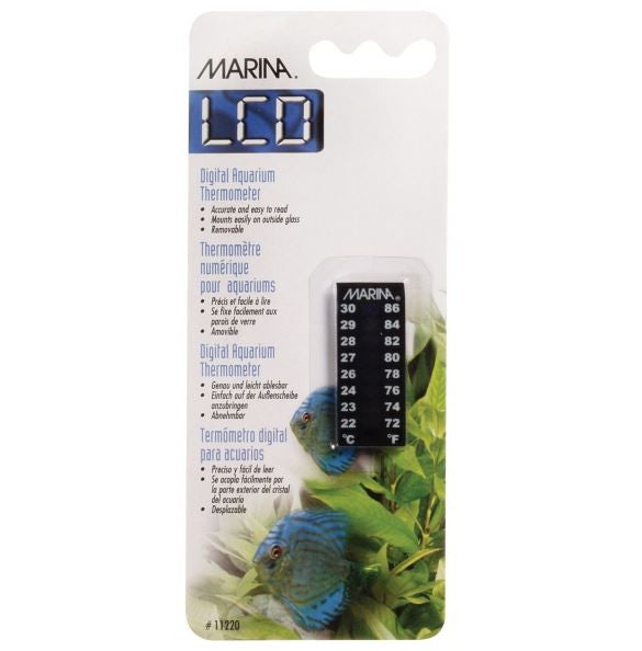 MARINA LCD THERMOMETER LCD 4.5CM VERTICAL