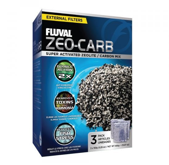 FLUVAL ZEO-CARB 3 x 150G PACK