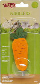 NIBBLERS WOOD CHEW LARGE CARROT ON STICK
