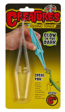 ZOO MED CREATURE FEEDING TONGS GLOW IN THE DARK