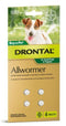 DRONTAL ALLWORMER SMALL DOG & PUPPIES 4 PACK
