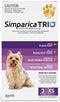 SIMPARICA TRIO DOG 2.6-5 KG 3 PACK