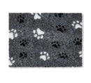 SNOOZA STAY DRY MAT GREY PAWS
