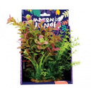 AMAZON JUNGLE MIXED LUDWIGIA PLASTIC PLANT DISPLAY 20CM