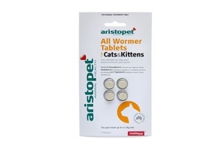 ARISTOPET ALL WORMER TABLETS CATS & KITTENS