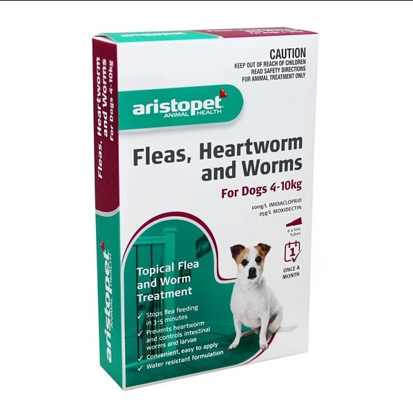 ARISTOPET SPOT ON FOR DOGS 4-10KG