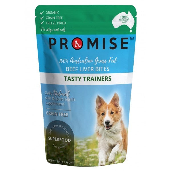 PROMISE BEEF LIVER BITES TASTY TRAINERS 50G