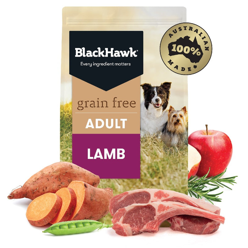 BLACK HAWK DOG GRAIN FREE ADULT LAMB