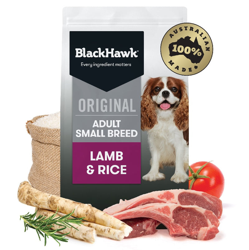 BLACK HAWK ADULT DOG SMALL BREED LAMB & RICE 3KG