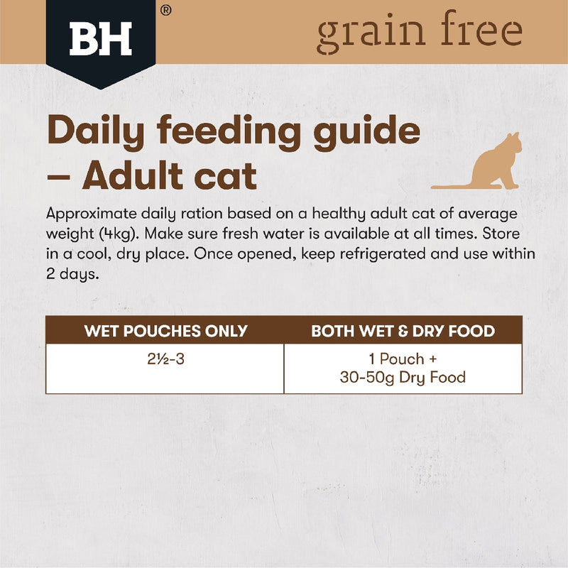 BLACK HAWK CAT WET FOOD GRAIN FREE CHICKEN WITH BEEF & LAMB 85G