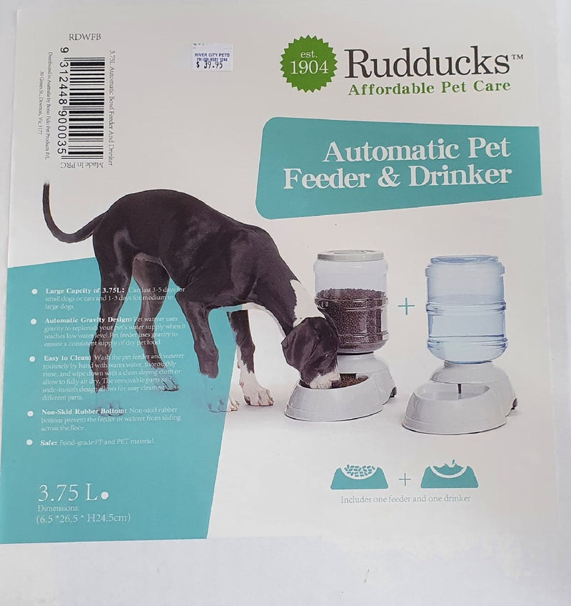 RUDDUCKS AUTOMATIC FEEDER & WATER COMBO