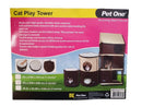 PET ONE CAT PLAY TOWER 2 STOREY