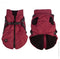 PET ONE PUFFER JACKET WITH HARNESS BURGUNDY