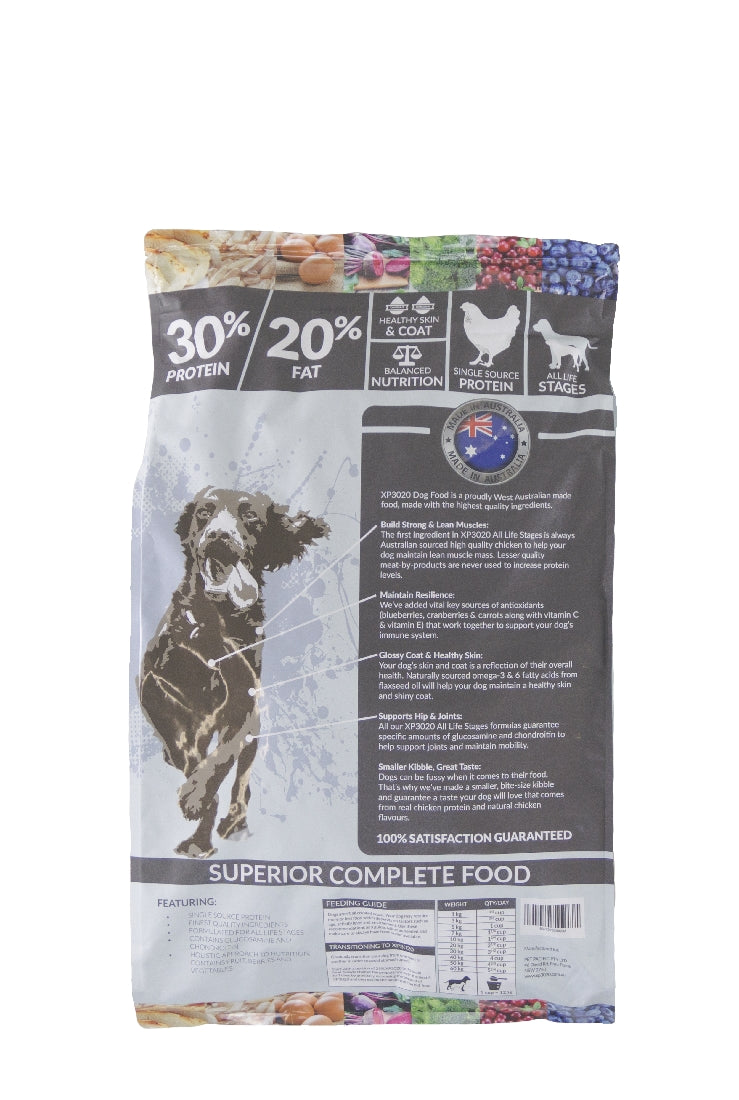 XP3020 EXTRA PREMIUM DOG FOOD 8KG