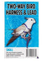TWO-WAY BIRD HARNESS & LEAD SET SMALL