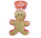 DOG TOY CHRISTMAS GINGER BREAD MAN