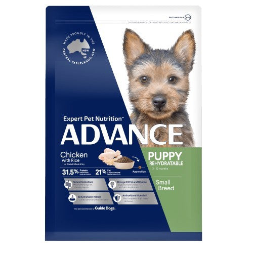 ADVANCE PUPPY REHYDRATABLE SMALL BREED CHICKEN & RICE 3KG