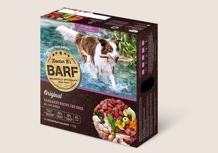 BARF FOR DOGS KANGAROO PATTIES 2.72kg