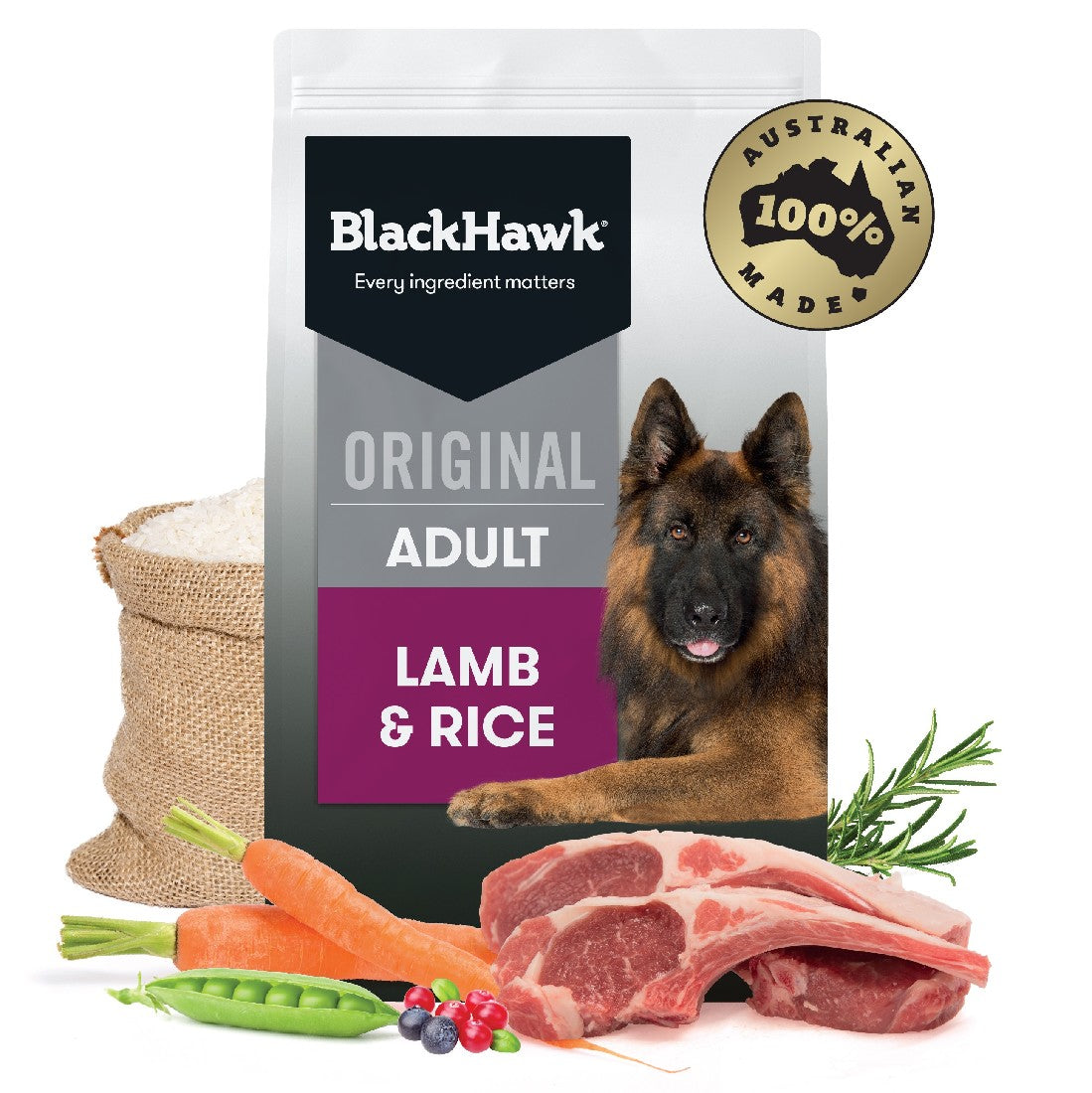 Puppy Food Black Hawk Grain Free 20kg Hawk Grain Blackhawk Lamb
