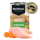 BLACK HAWK DOG WET FOOD GRAIN FREE CHICKEN 400G