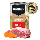 BLACK HAWK DOG WET FOOD GRAIN FREE BEEF 400G
