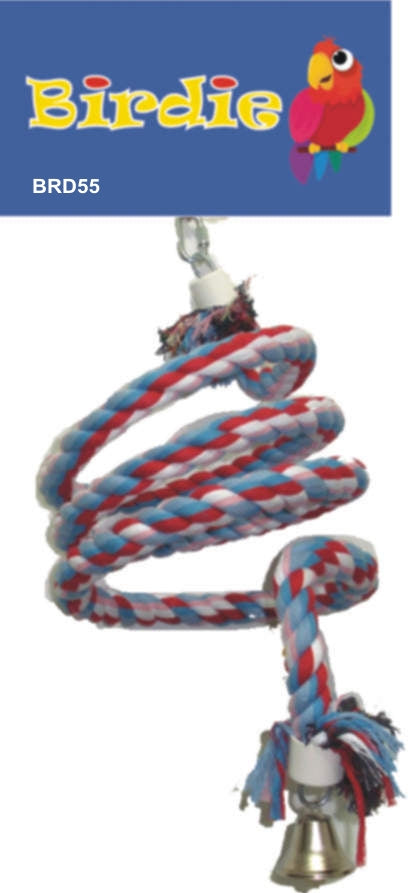 BIRDIE JUMBO ROPE SPIRAL WITH BELL