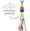 KAZOO BIRD TOY HANGING SPOONS WITH BEADS